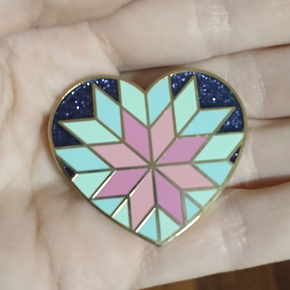 Metal Heart Pin